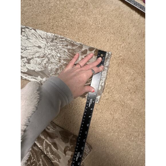 Krazy Kat Velvet Burnout Kimono Sleeve Babydoll Tunic Top Sz L Fairy Whimsigoth - Picture 10 of 16